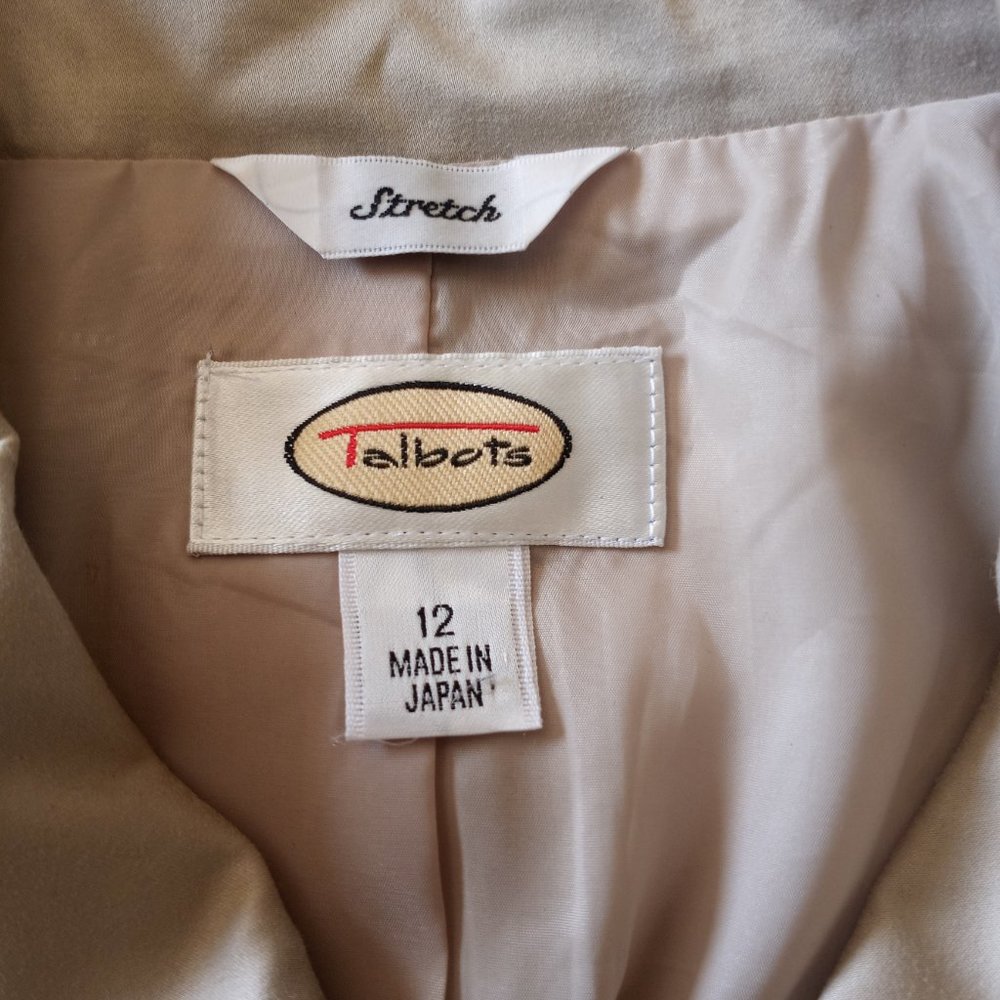 Talbots Khaki Snap Button Up Jacket - image 4